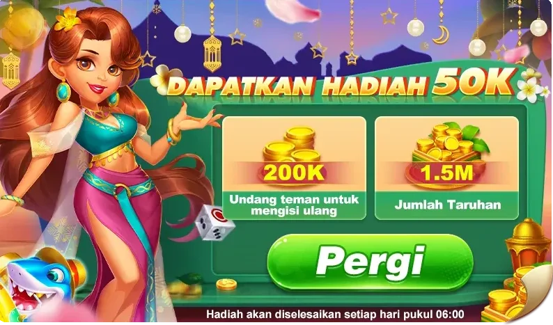Dapatkan Hadiah 50K - Undang Teman & Jumlah Taruhan